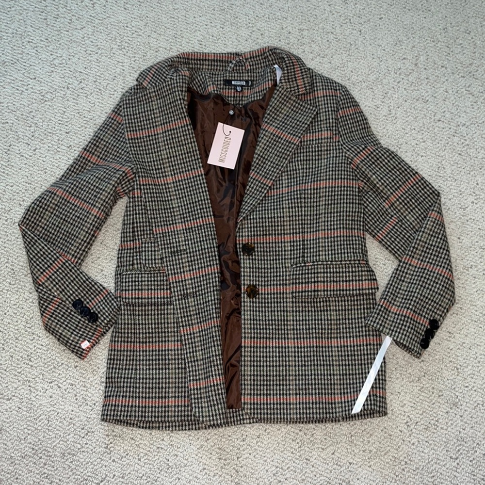 Double Breasted Blazer Coat, no tags